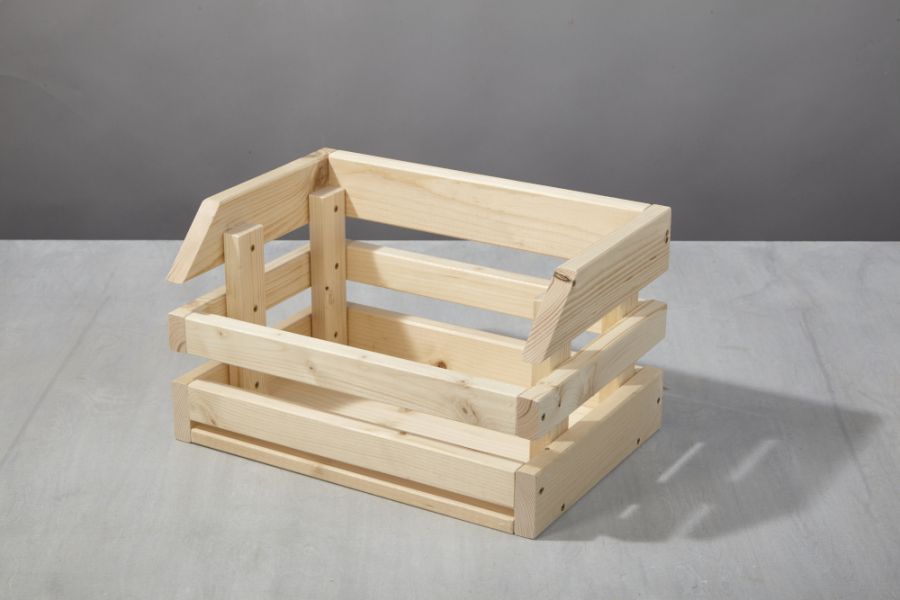 Stapelbox Stapelkiste aus Holz