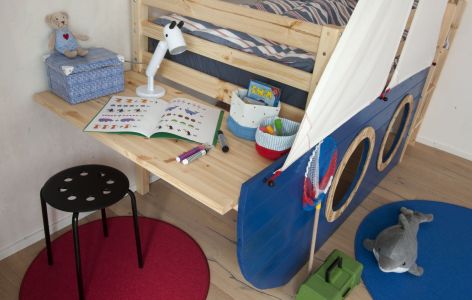 bett mit schreibtisch selber bauen