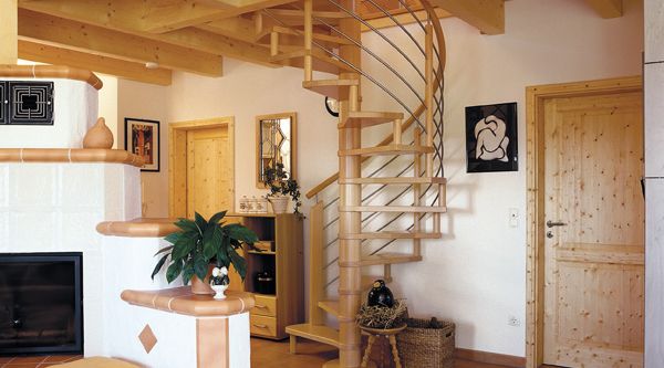 Spindeltreppe fürs Dachgeschoss