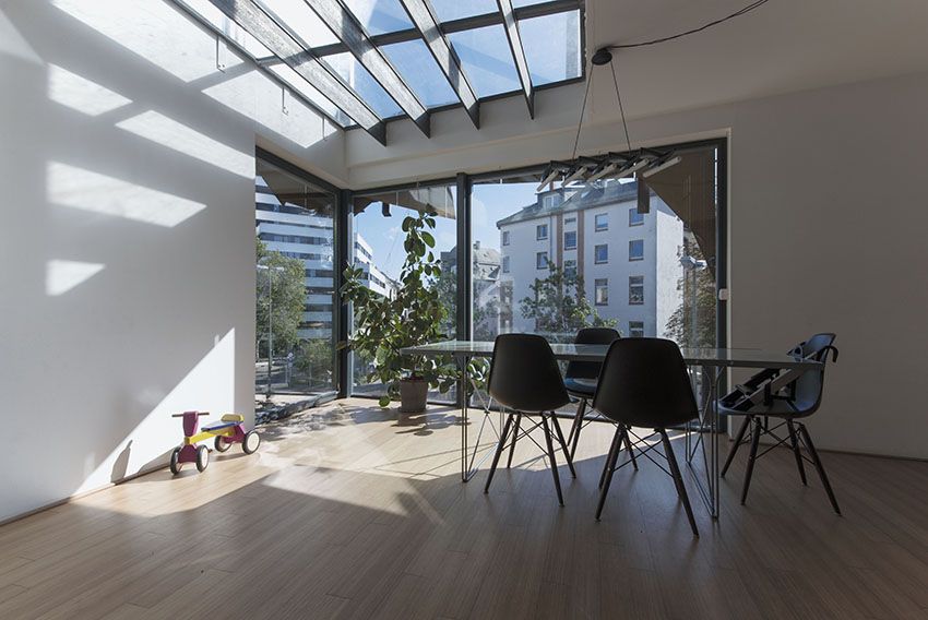 Minihaus-Anbau in Frankfurt Innenansicht
