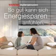 Anzeige der Firma Warema für Außenjalousien