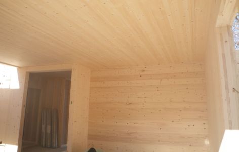 Wohnzimmer aus Holz