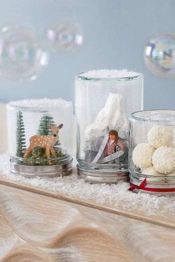 Schneekugel selber machen