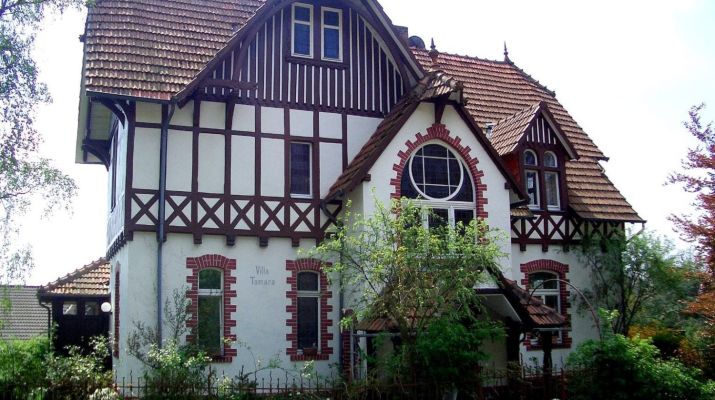 Fassade eines Fachwerkhauses