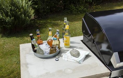 Getränkekühler für Grillstation