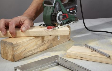 Holz zuschneiden
