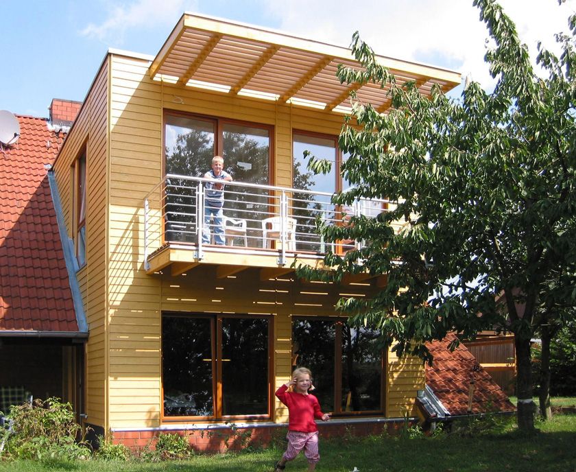 Hauserweiterung mit Holzvorbau