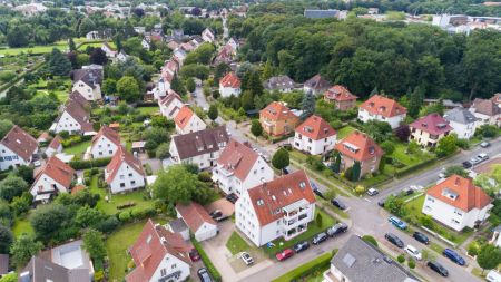 Luftaufnahme Grundstücke