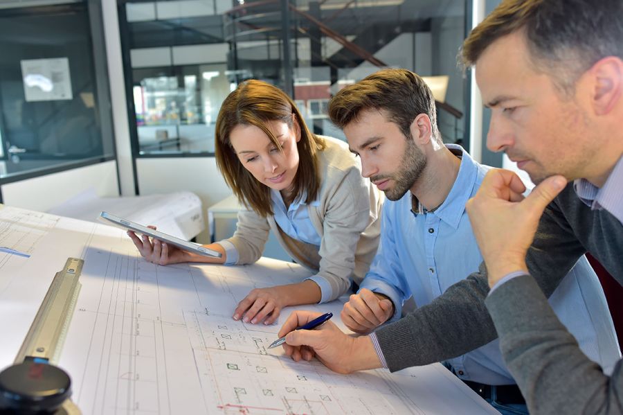 Architekten werten Bebauungsplan aus