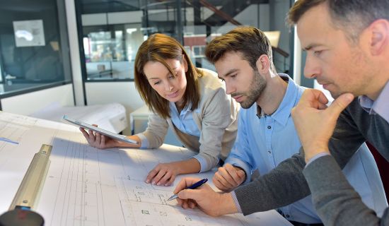 Architekten werten Bebauungsplan aus