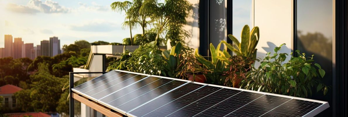 Balkonsolaranlage