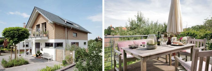 Gelungenes Beispiel Hanghaus