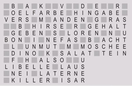 Lösung zum Kreuzworträtsel in Mein EigenHeim Ausgabe 3/2025