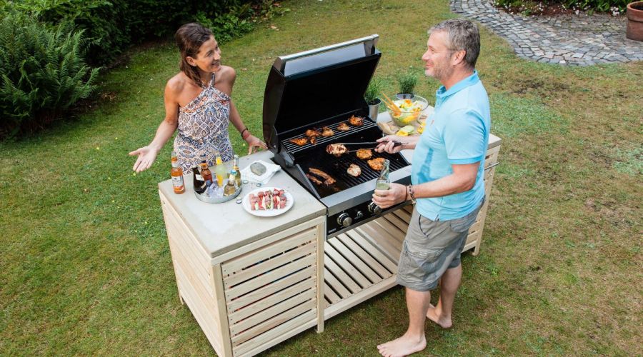 Outdoor-Grillstation selber bauen