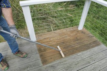 Terrasse abziehen