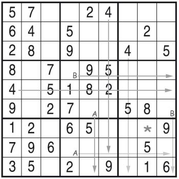 Sudoku lösen Beispiel 4
