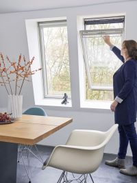 Dachfenster lüften öffnen