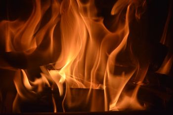 Kaminfeuer Flammen