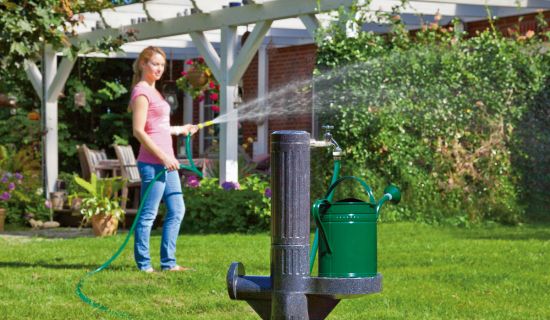 Zapfsäule für den Regenwassertank