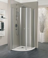 Dusche mit Acrylglasplatten