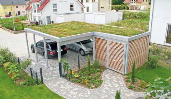 Carport als modulares Raumsystem