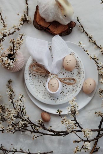 osterhase serviette falten anleitung