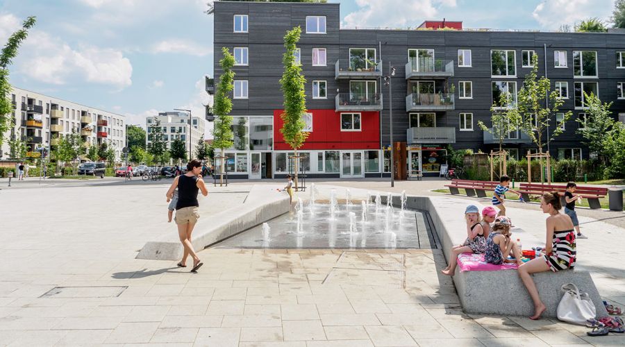 Quartier Stadtviertel Ackermannbogen München