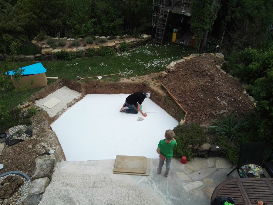 Pool Fundament conZero System Vinylplatten