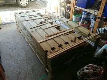 Latten für Holzpool