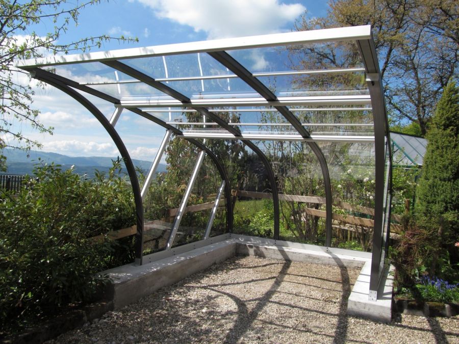 Carport aus Glas
