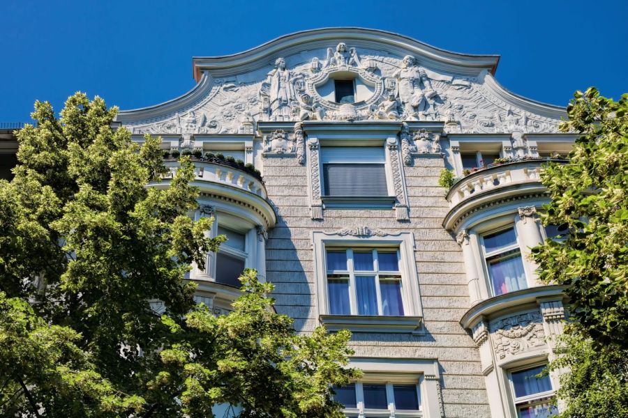 Baustil, um Baualter Haus herauszufinden