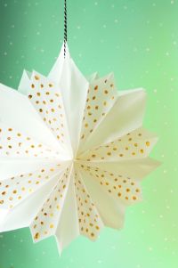 Weihnachtsstern aus Butterbrottüten