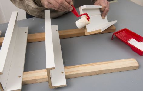Klappschreibtisch für die Wand selber bauen