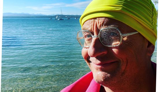Wigald Boning beim Baden