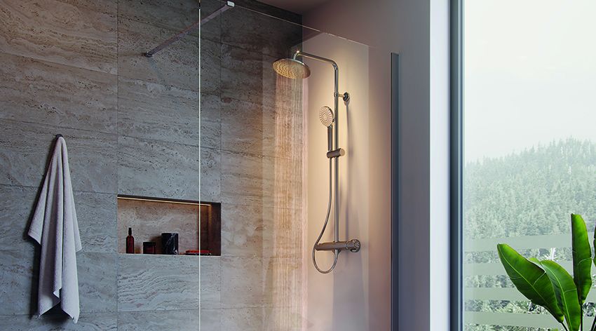 Moderne Dusche