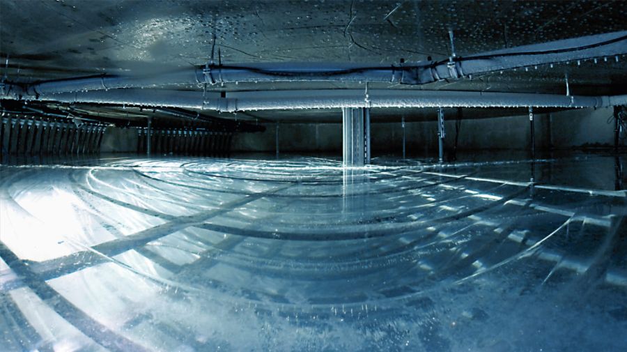 Eisspeicher der Wärmepumpe Eisheizung