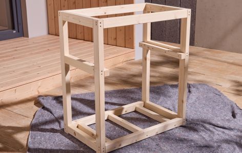 Das fertige Untergestell