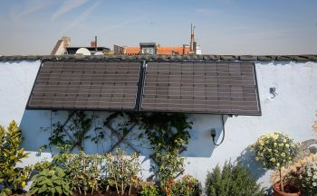 Solaranlage PV-Anlage für die Steckdose