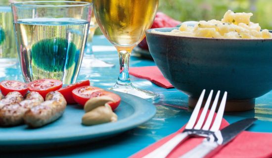 Richtfest als Gartenparty