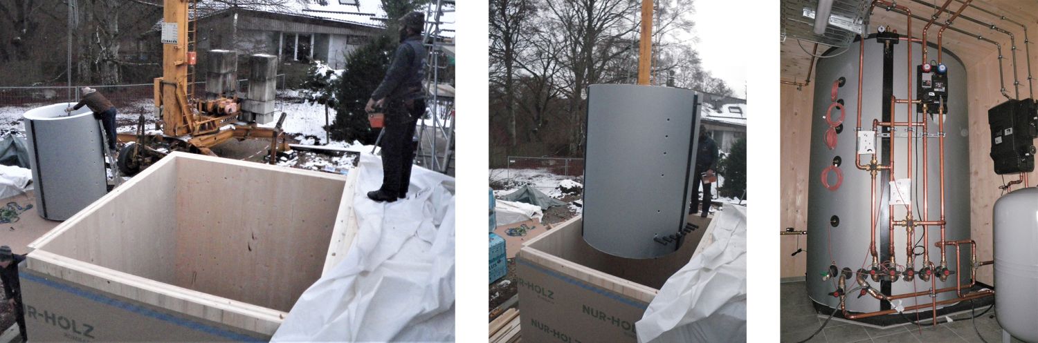 Einbau Pufferspeicher PV Anlage