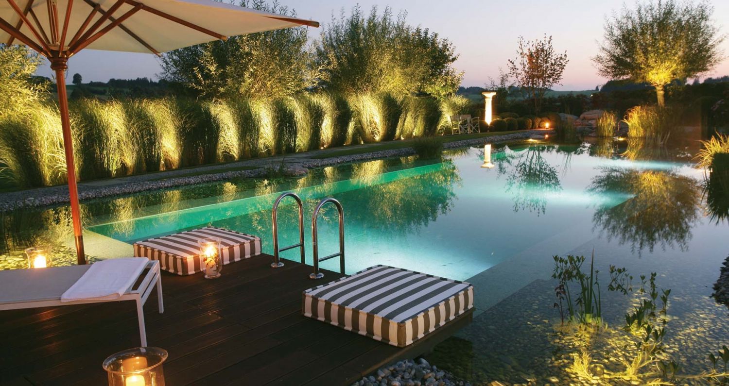 Moderner Naturpool