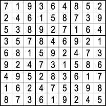 Lösung zum Sudoku in Mein EigenHeim Ausgabe 4/2025
